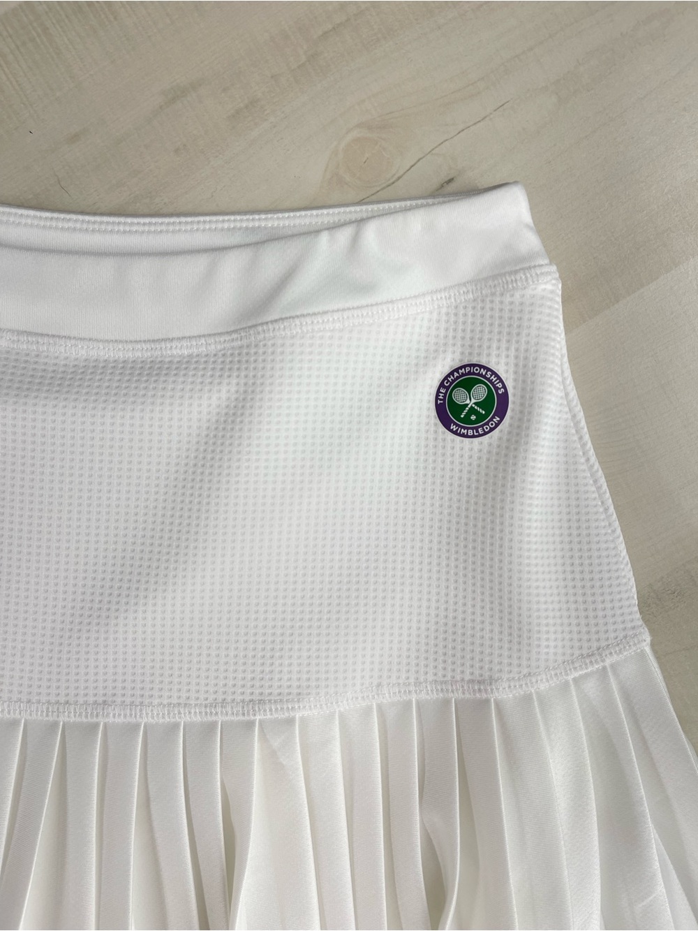 WIMBLEDON SPORT white womens pleated skirt skort tennis S - Picture 3 of 6